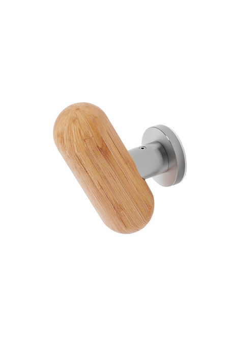Contemporary Wooden Hook | Wireworks Yoku | Oroa.com