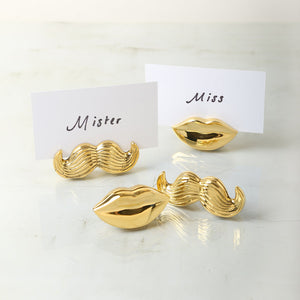 Gold Place Card Holder Set (4) | Jonathan Adler Mr. & Mrs. Muse | Oroa.com