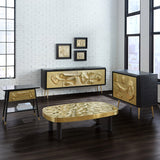 Hammered Brass 3-Drawer Chest | Jonathan Adler Reform | Oroa.com