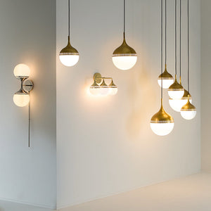 Three-Light Glass Wall Lamp | Jonathan Adler Rio | Oroa.com