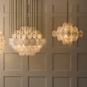 Hexagonal Glass Diamond Chandelier | Jonathan Adler Vienna | Oroa.com