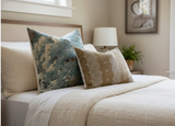 Woodland Clearing Pillow Cover in Spa Blue, Thibaut Pillows