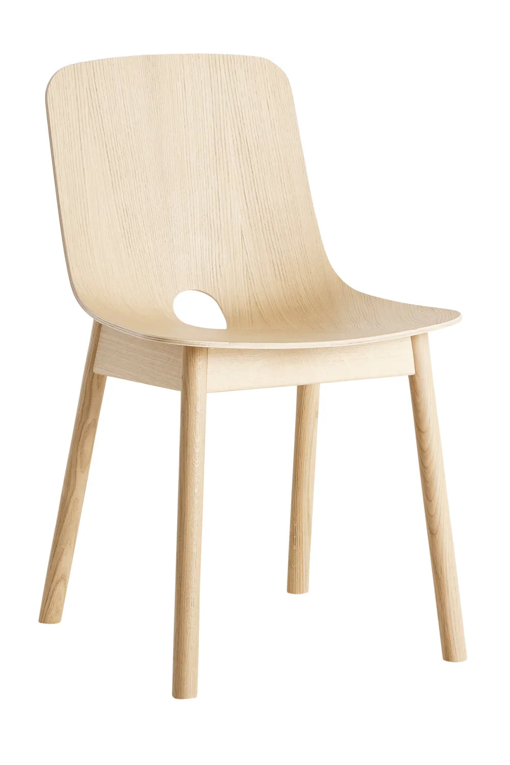 White Oak Minimalist Dining Chair | WOUD Mono | OROA.com
