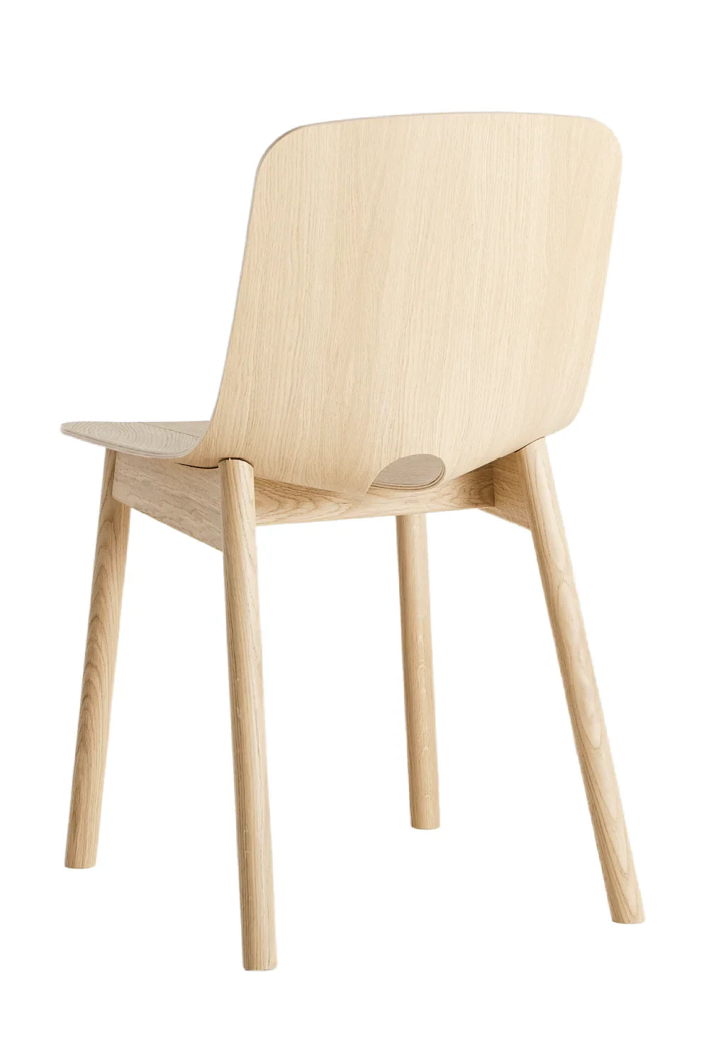 White Oak Minimalist Dining Chair | WOUD Mono | OROA.com