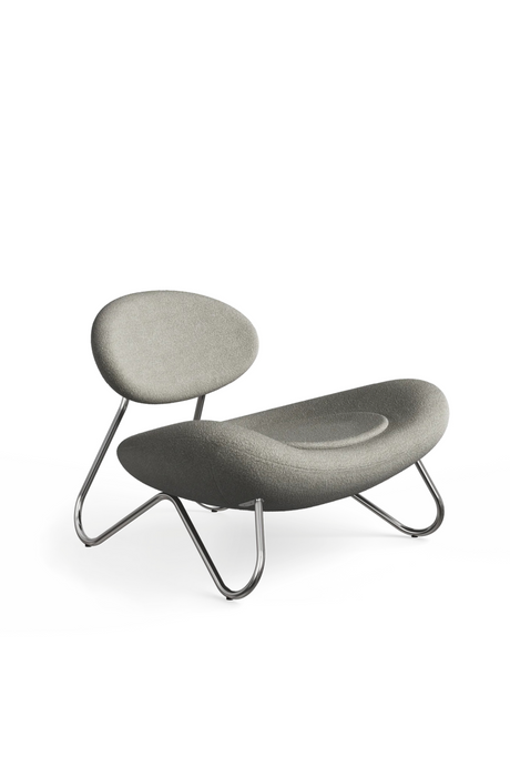 Gray Modern Lounge Chair | WOUD Meadow | OROA.com