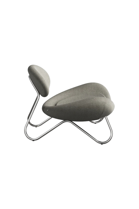 Gray Modern Lounge Chair | WOUD Meadow | OROA.com