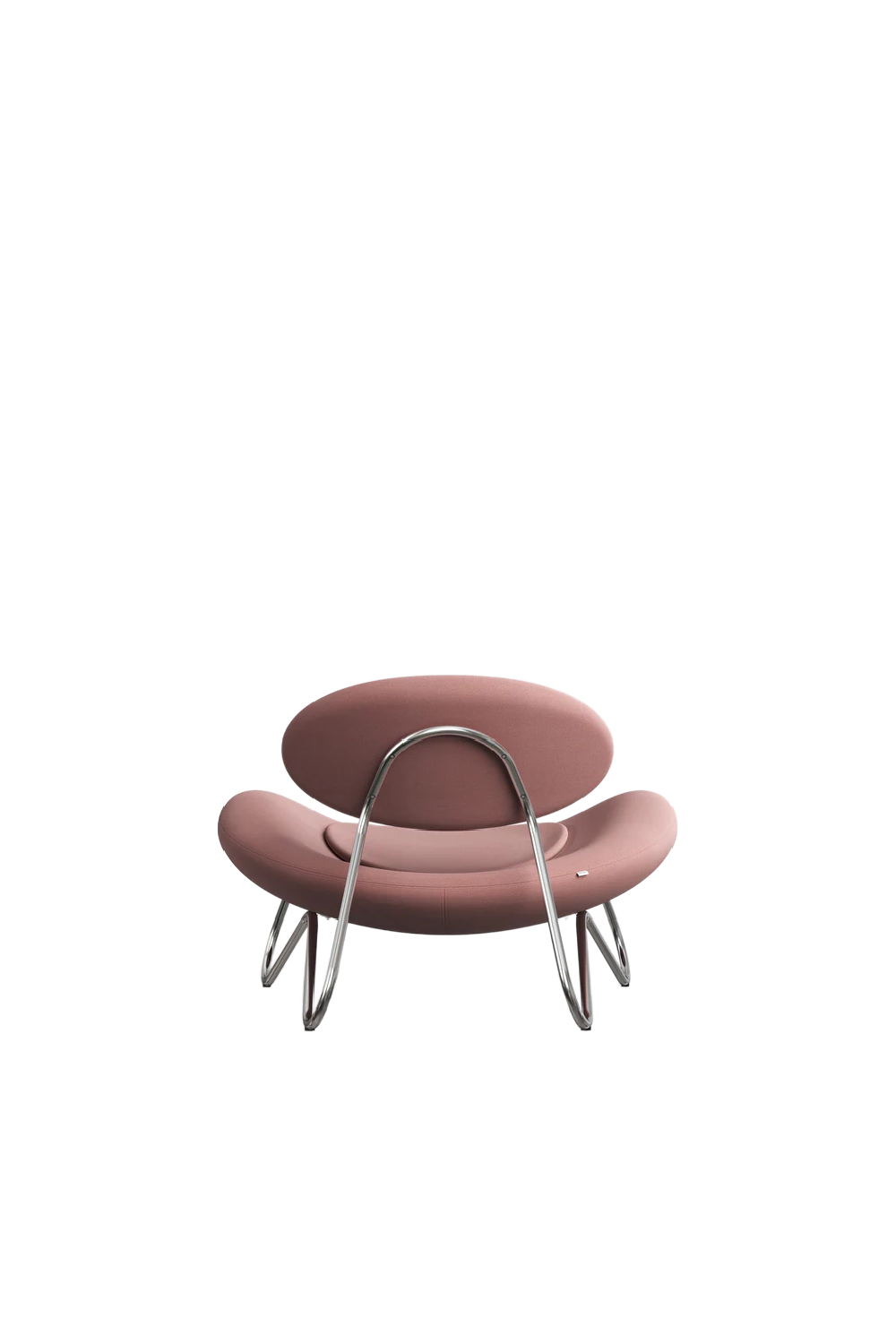 Pink Modern Lounge Chair | WOUD Meadow | OROA.com