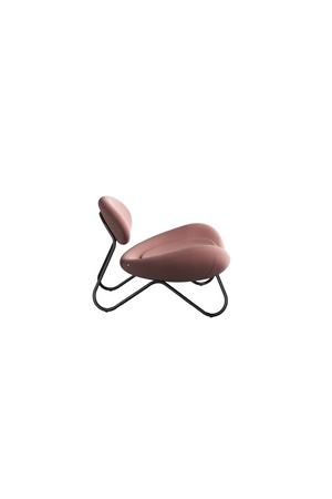 Pink Modern Lounge Chair | WOUD Meadow | OROA.com
