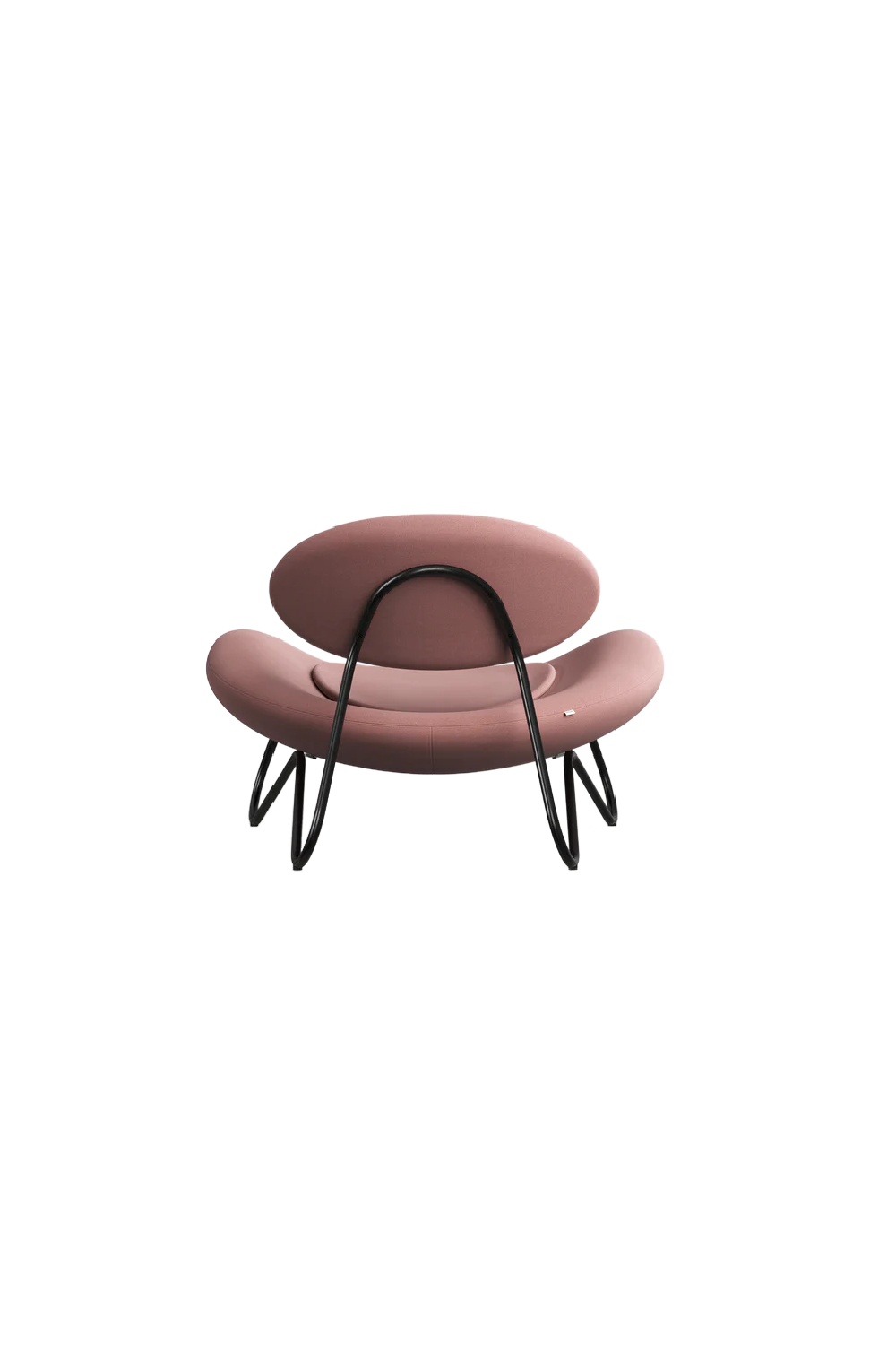 Pink Modern Lounge Chair | WOUD Meadow | OROA.com