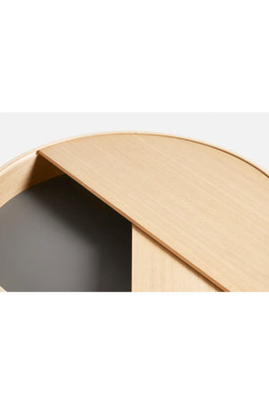 Contemporary Round Coffee Table L | WOUD Arc | OROA.com