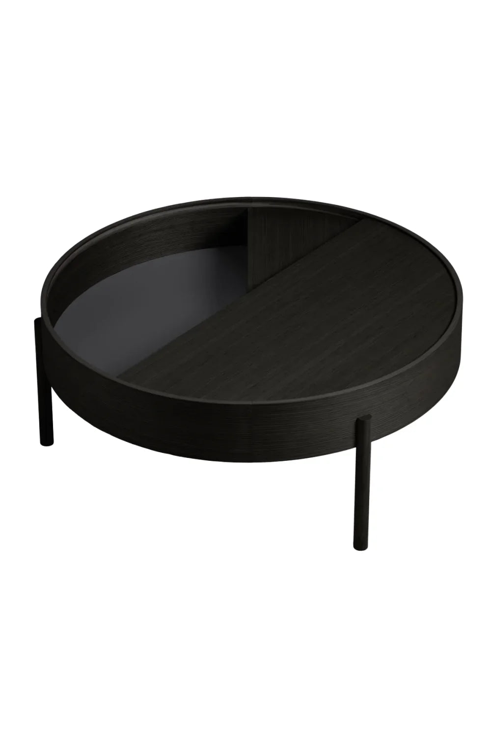 Contemporary Round Coffee Table L | WOUD Arc | OROA.com