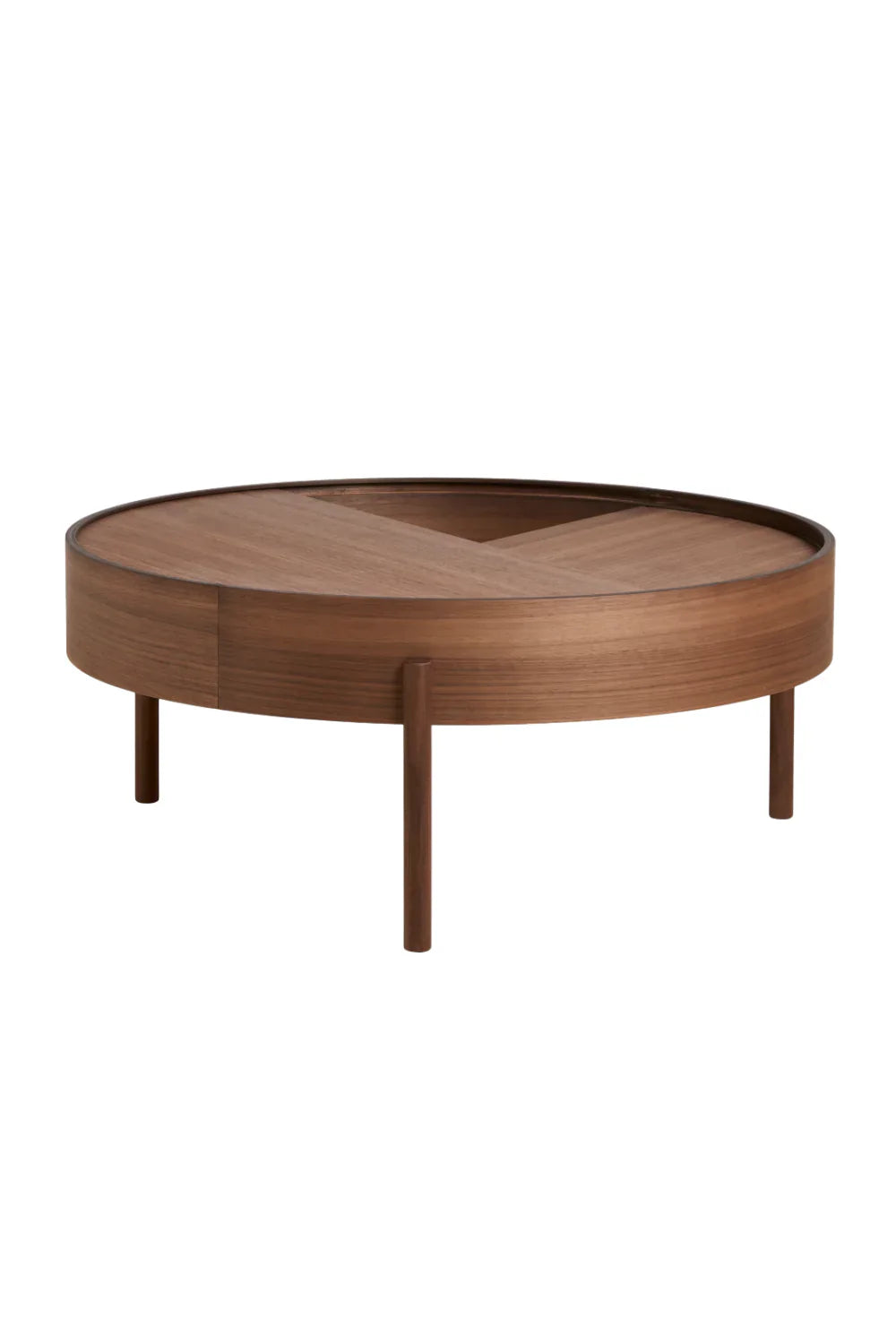 Contemporary Round Coffee Table L | WOUD Arc | OROA.com