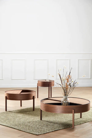 Contemporary Round Coffee Table L | WOUD Arc | OROA.com