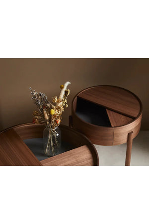 Contemporary Round Coffee Table M | WOUD Arc | OROA.com