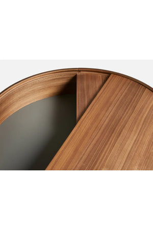 Contemporary Round Coffee Table M | WOUD Arc | OROA.com