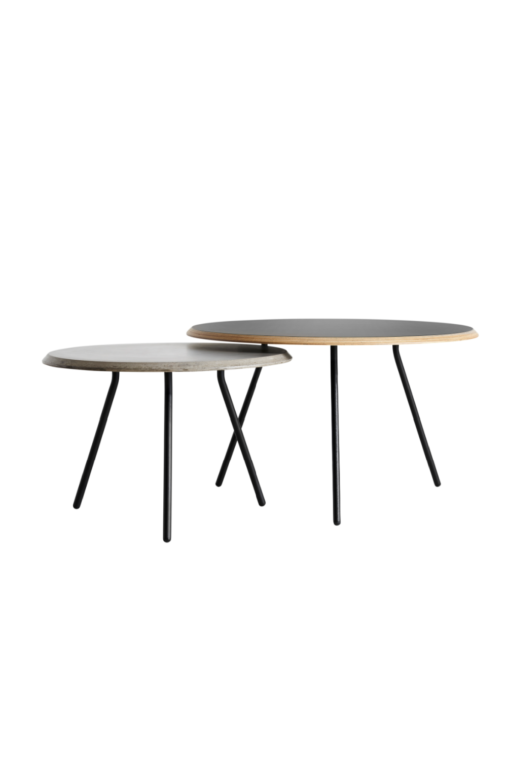 Black Modern Coffee Table | WOUD Soround | OROA.com