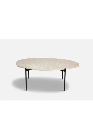 Travertine Organic Occasional Table L | WOUD La Terra | OROA.com