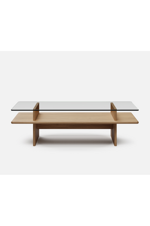 Glass Top Coffee Table | WOUD Parallel | OROA.com