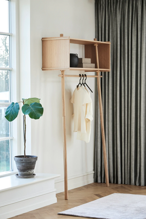 Oak Minimalist Wardrobe L | WOUD Töjbox | OROA.com