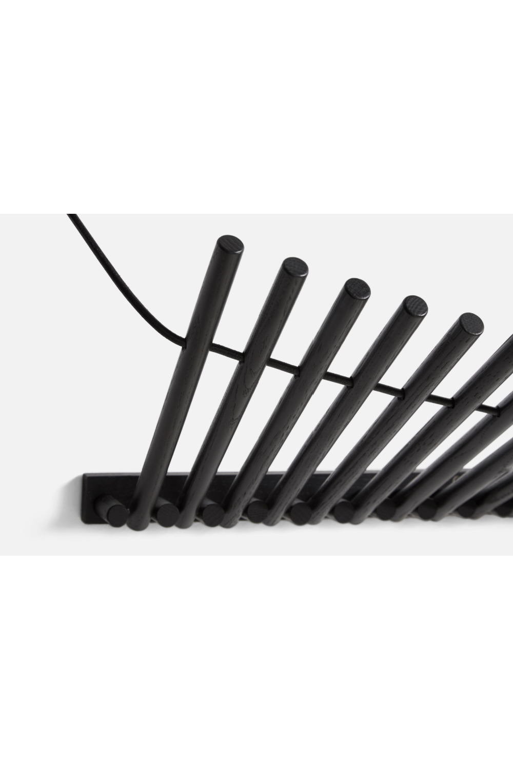 Leather Modern Coat Rack | WOUD Knaegt | OROA.com