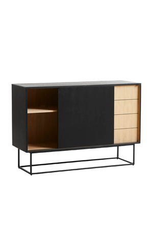 Contemporary Sliding Door Sideboard | WOUD Virka | OROA.com