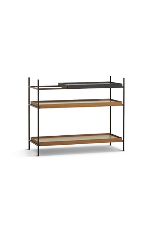 Walnut Tray Shelving System | WOUD | OROA.com