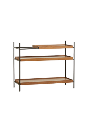 Walnut Tray Shelving System | WOUD | OROA.com