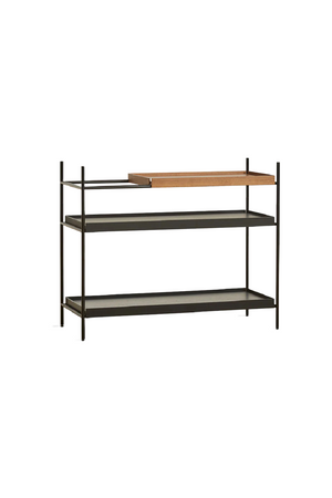 Walnut Tray Shelving System | WOUD | OROA.com