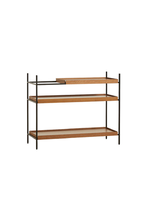 Walnut Tray Shelving System | WOUD | OROA.com