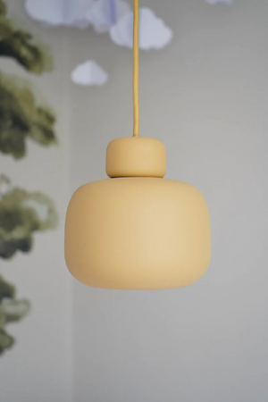 Modern Minimalist Pendant Lamp S | WOUD Stone | OROA.com