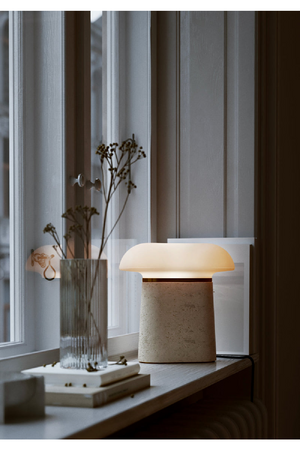 Glass Shade Table Lamp | WOUD Nova | OROA.com