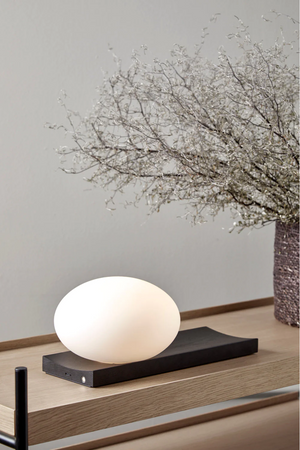 Contemporary Ovoid Table/Wall Lamp | WOUD Dew | OROA.com