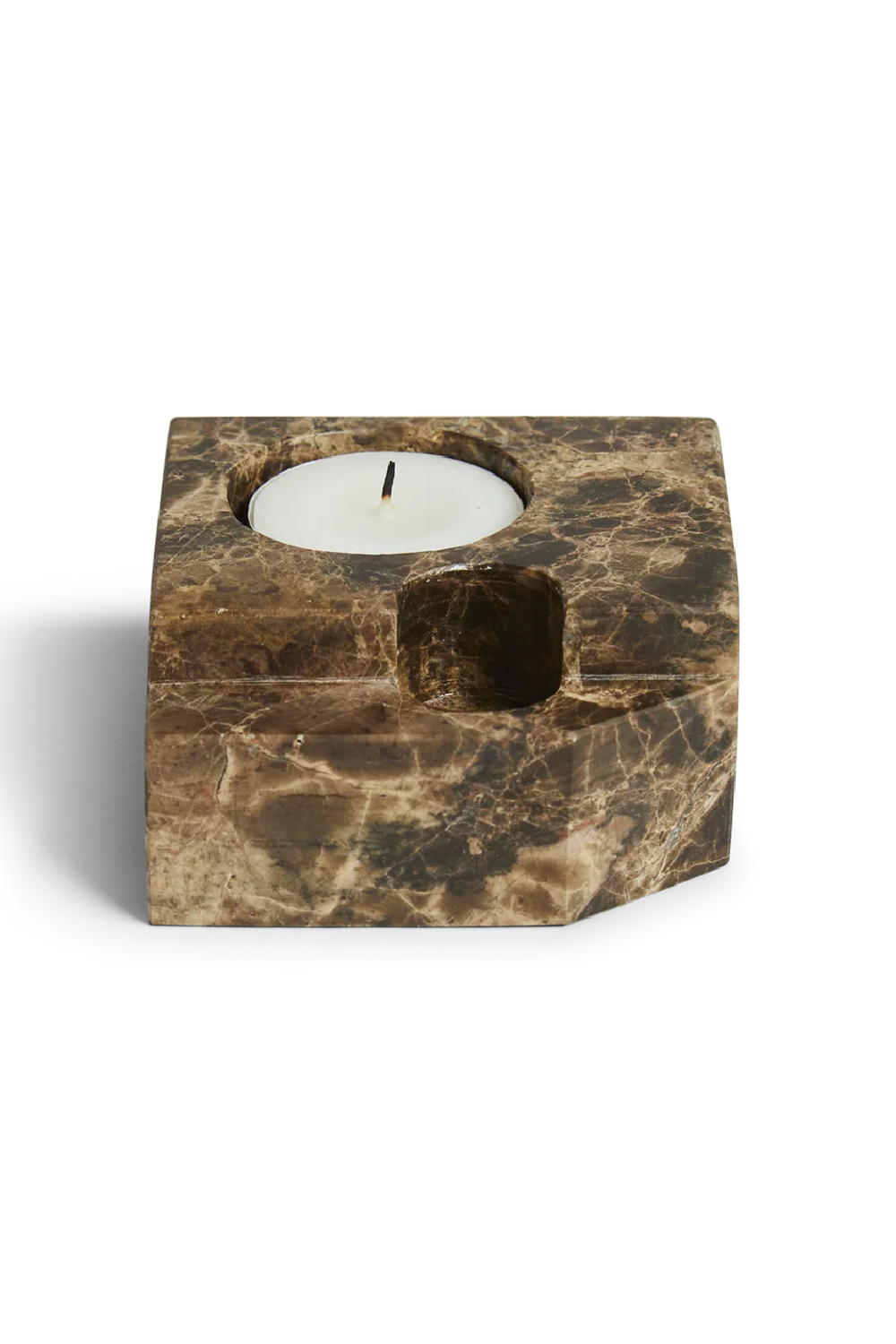 Marble Contemporary Candle Holder | WOUD Jeu De Dés 3 | OROA.com