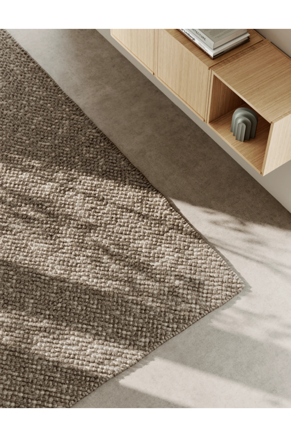 Wool Blend Area Rug 5'5 x 8 | WOUD Tact | OROA.com
