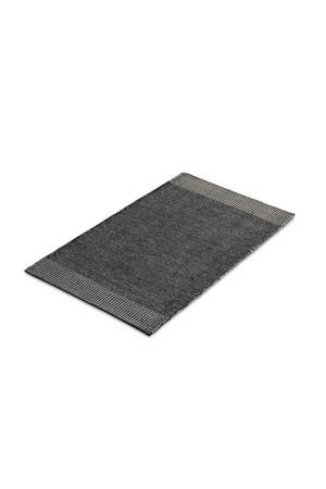 Gray Woven Area Rug | WOUD Rombo | OROA.com