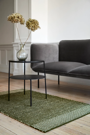 Green Woven Area Rug | WOUD Rombo | OROA.com