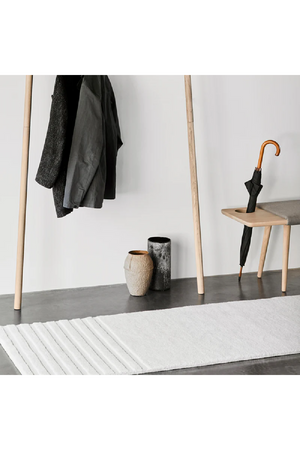 Off White Wool Rug | WOUD Kyoto | OROA.com