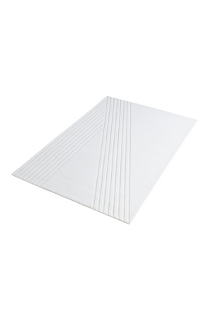 Off White Wool Rug | WOUD Kyoto | OROA.com