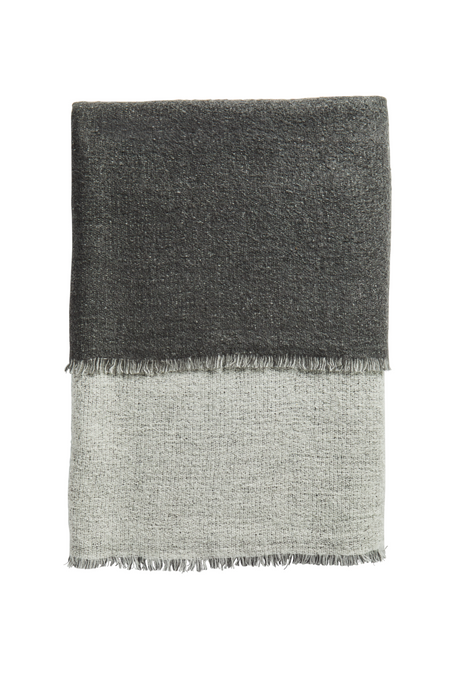 Merino Wool Woven Throw | WOUD Double | OROA.com