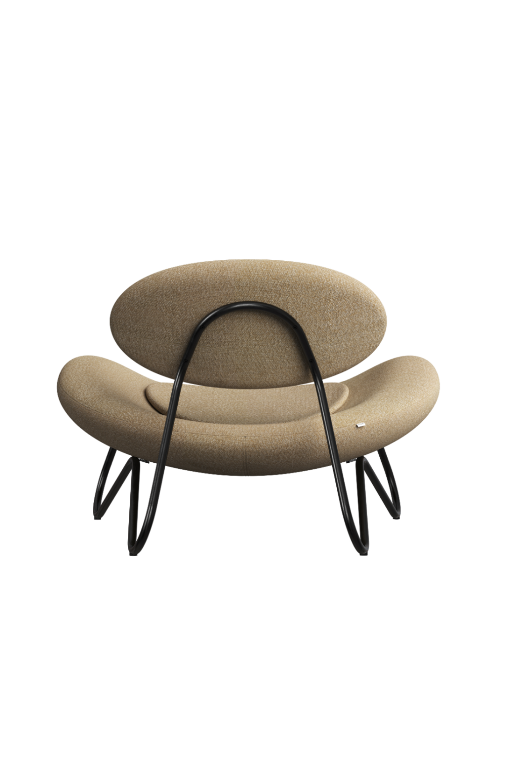 Black Framed Modern Lounge Chair | WOUD Meadow | OROA.com