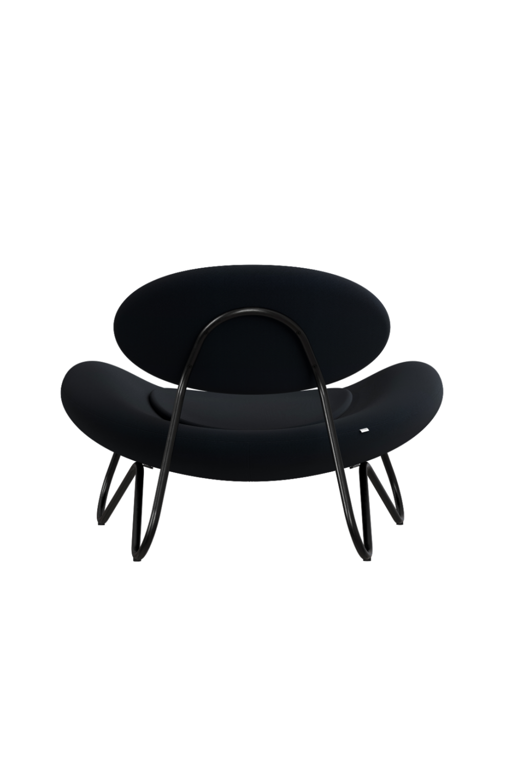 Black Framed Modern Lounge Chair | WOUD Meadow | OROA.com