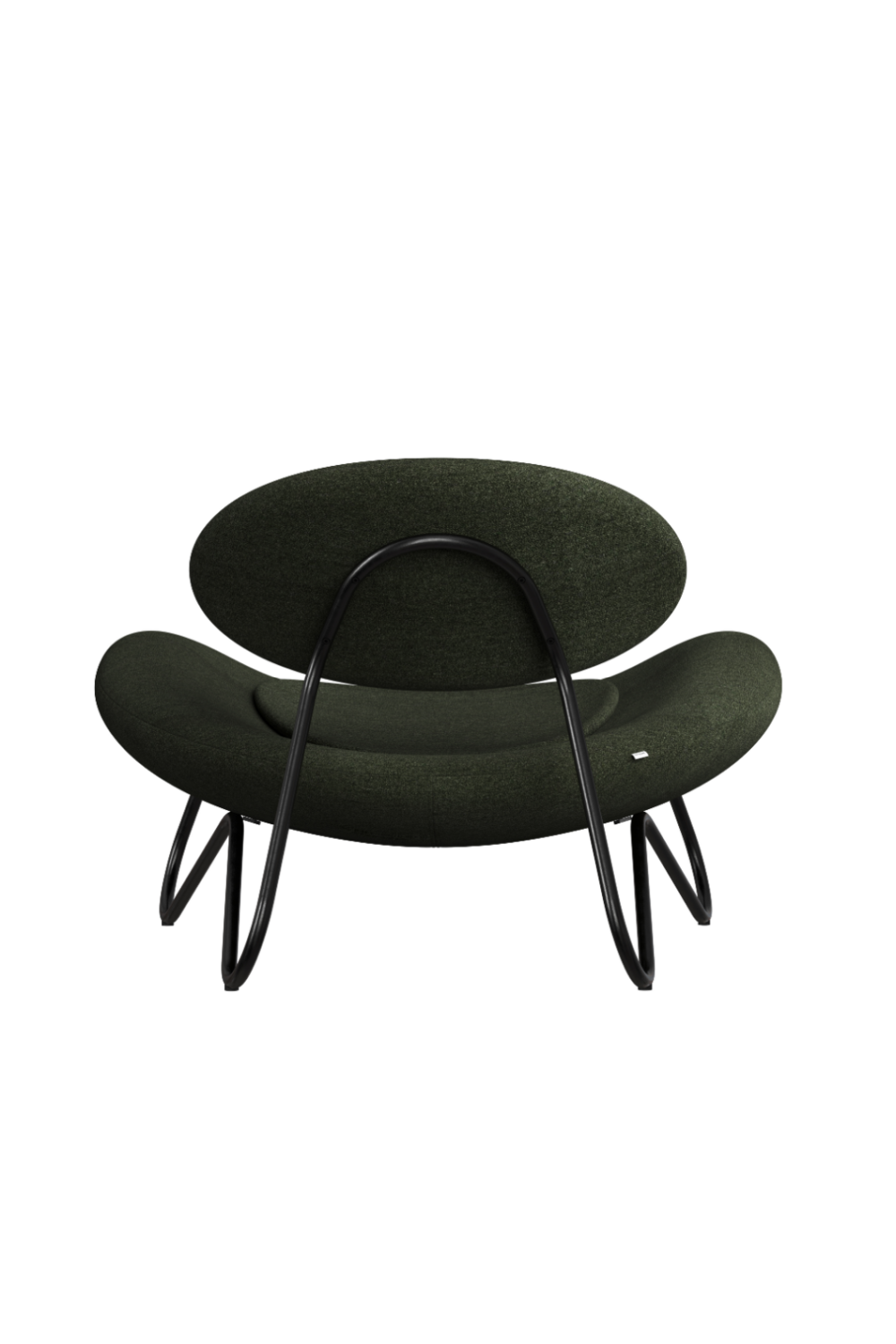 Black Framed Modern Lounge Chair | WOUD Meadow | OROA.com