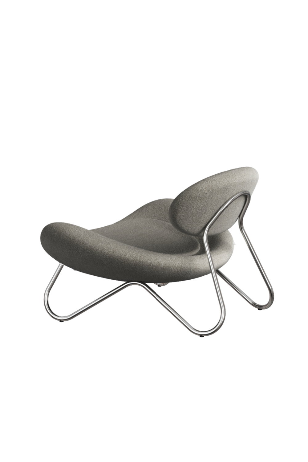 Bouclé Modern Lounge Chair | WOUD Meadow | OROA.com