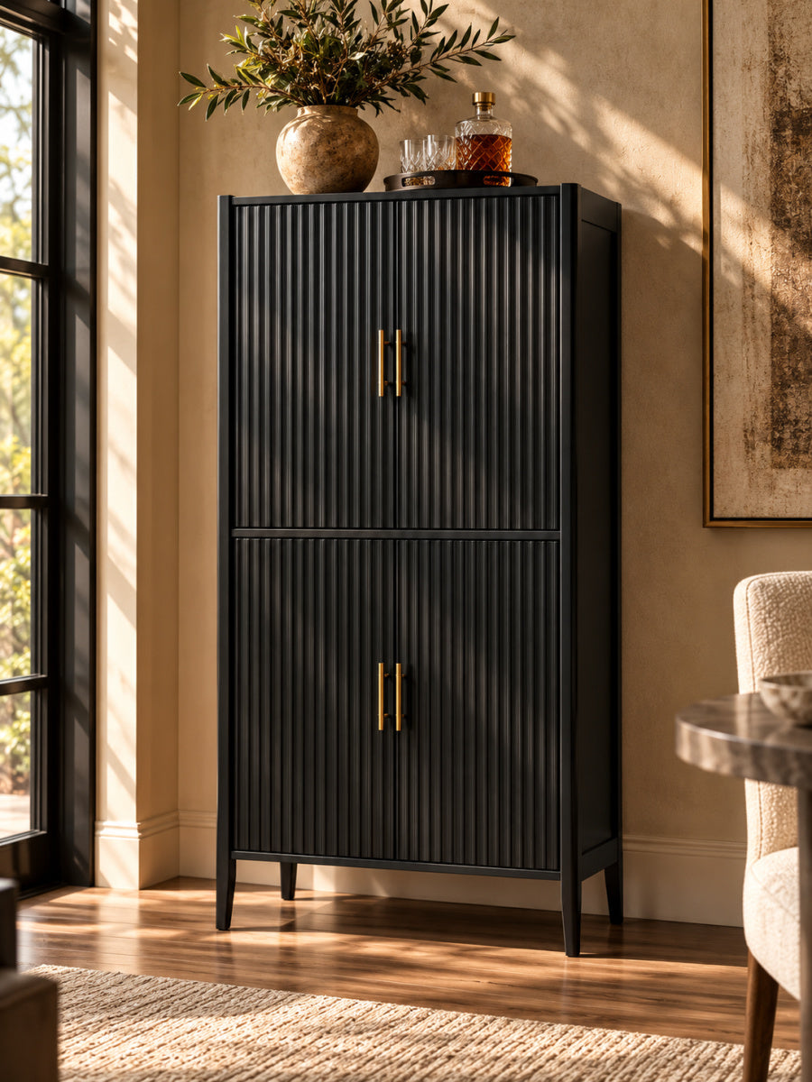 4-Door U-Style Wine Cabinet | OROA
