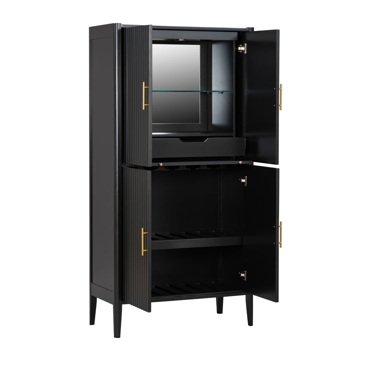 4-Door U-Style Wine Cabinet | OROA