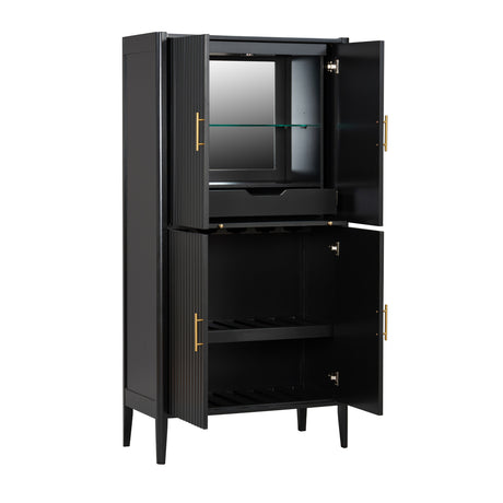 4-Door U-Style Wine Cabinet | OROA