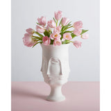 Unglazed Porcelain Faces Urn | Jonathan Adler Dora Maar | Oroa.com