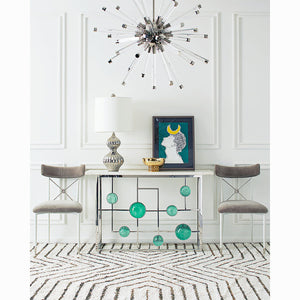Marble Fretwork Console Table | Jonathan Adler Globo | Oroa.com