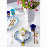 Hexagon Pattern Porcelain Serving Bowl | Jonathan Adler Newport