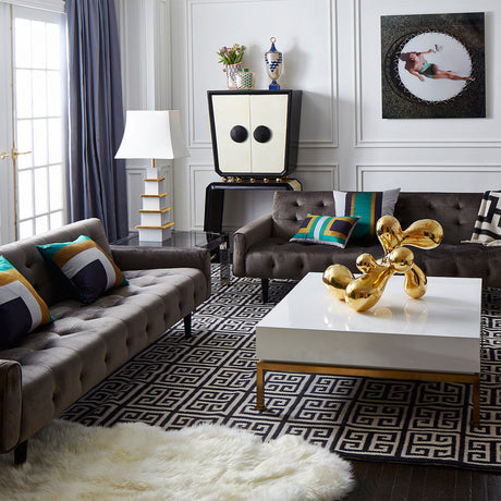Organic-Shaped Brass Decor L | Jonathan Adler Orb